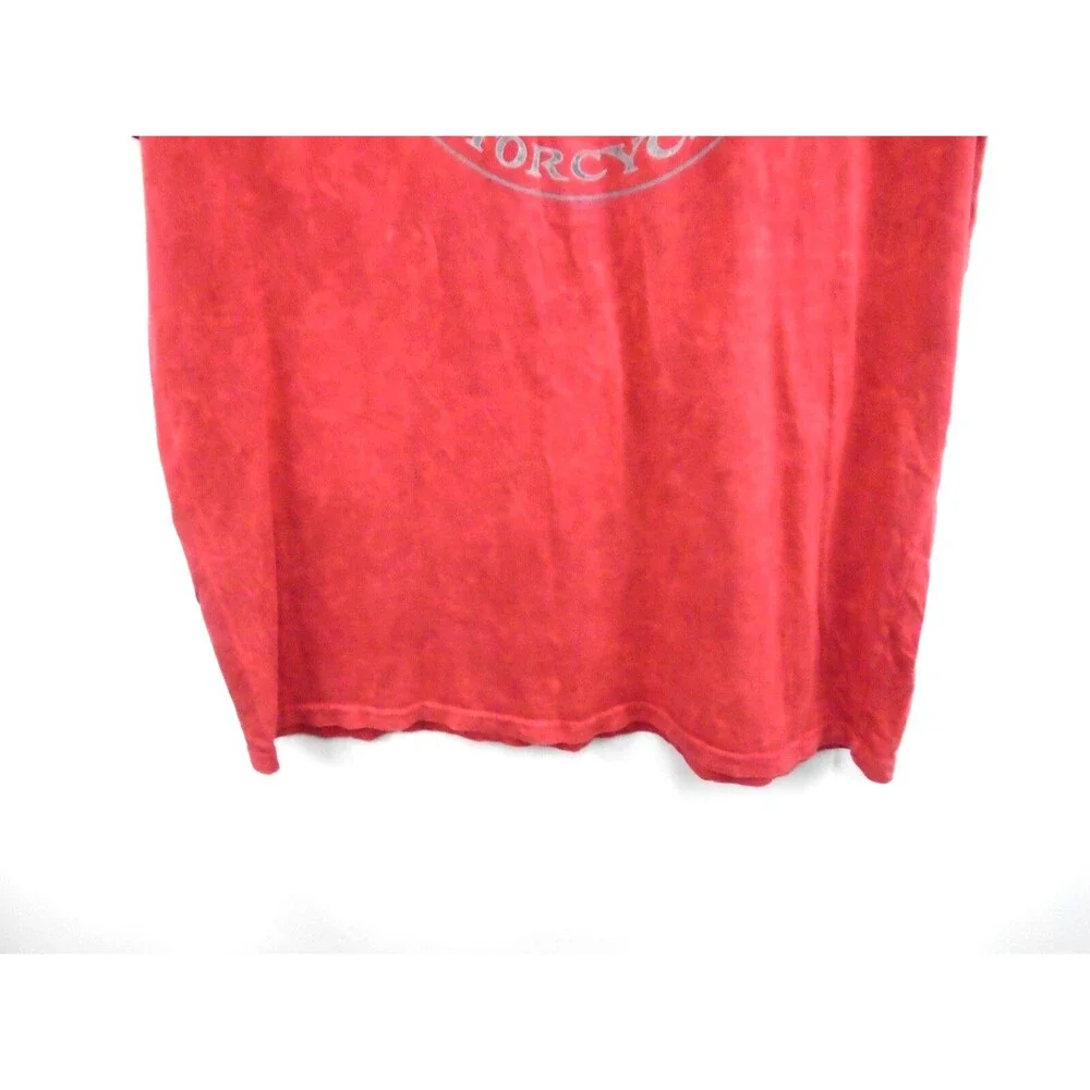 Harley Davidson Museum Shirt Men's Size XL Skull Red Milwaukee Wi - Picture 3 of 11